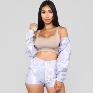 Mermaid Shorts Track Set ( Two Piece )